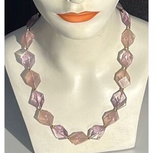 Bundle Sale 3 for $15 | Purple Beaded Necklace | Gold Screw Closure